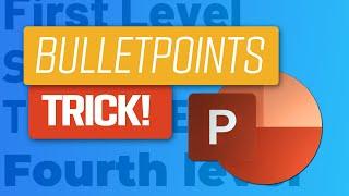 Bulletpoint PowerPoint Trick! Change Fonts with One Click! 