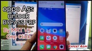 Oppo A5s Unlock Password Bypass FRP Google Account One Click By MRT Dongle V5 | Oppo A5s Hard Reset