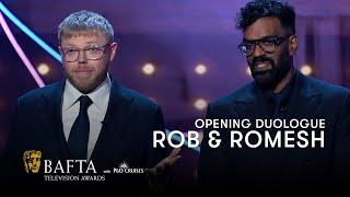 BAFTA hosts Rob & Romesh deliver a hilarious opening duologue | BAFTA TV Awards 2023