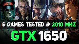 GTX 1650 | Extremely Overclocked @ 2010mhz - 6 Games Tested 1080p - 2020