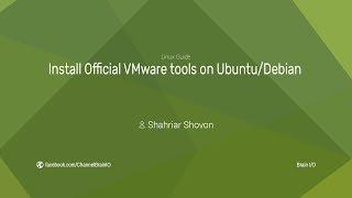 Install Official VMware Tools on Ubuntu/Debian
