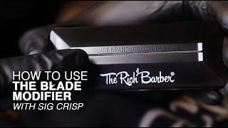 HOW TO USE THE 1 MINUTE BLADE MODIFIER WITH SIG CRISP