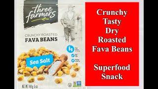 Crunchy Tasty Dry Roasted Fava Beans - A Superfood Snack