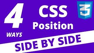 Position HTML Elements Side by Side with CSS - How to Align Elements Side by Side with CSS?