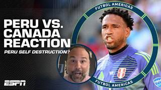 'PERUVIAN SELF DESTRUCTION!'  - LME's REACTION to Peru's loss to Canada | Futbol Americas