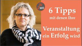 Veranstaltungsplanung - 6 Tipps für Ihre erfolgreiche Veranstaltung