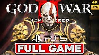 GOD OF WAR 2 REMASTERED Walkthrough Part 1 FULL GAME Titan Mode [4K 60FPS HDR PS5] - No Commentary