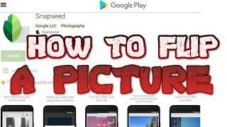 flip an image on android smart phones / Tablets