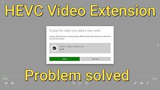 HEVC Video Extension Problem (Tagalog Tutorial)