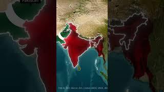 From British Raj to India, Pakistan, Bangladesh & Myanmar | A Historic Division #india