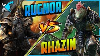 RUGNOR vs RHAZIN... Round #1| Which Is Better Against The Clan Boss !? | RAID: Shadow Legends