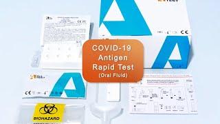 ALLTEST COVID-19 Antigen Rapid Test (Oral Fluid) Human Demo