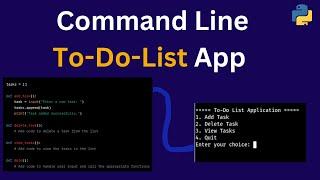 Create Your Own Command Line To-Do-List App with Python