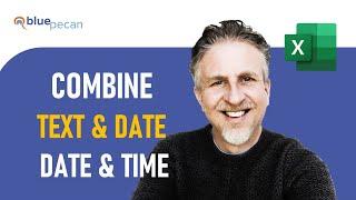 Combine Date and Text Formula | Combine Date and Time in One Cell | Concatenate Current Date & Text