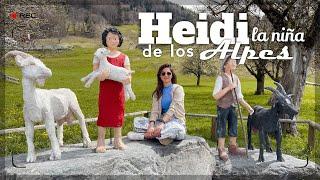 VISITANDO la AUTÉNTICA CASA de HEIDI en los ALPES SUIZOS | angelianak