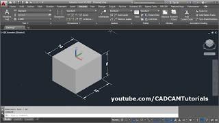 AutoCAD 3D Dimensioning Tutorial | AutoCAD 3D Dimension in Z Axis | AutoCAD 3D Tips and Tricks