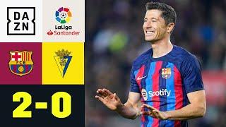 Katalanischer Doppelschlag! Sieg trotz angezogener Handbremse: Barcelona - Cadiz 2:0 | LaLiga | DAZN