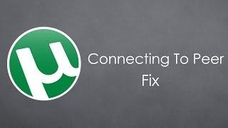 Connecting To Peers uTorrent