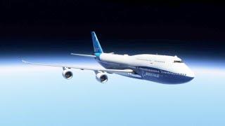 Flying The 747 TO SPACE In Microsoft Flight Simulator 2020
