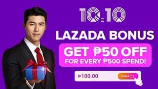 How to COLLECT AND USE LAZADA BONUS IN LAZADA | 50 OFF EVERY 500 PESOS