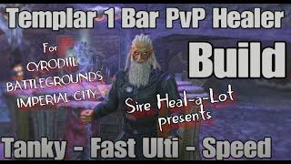 Tanky 1 Bar Oakensoul PvP Templar (Vampire) HEALER BUILD !!! The Elder Scrolls Online Necrom