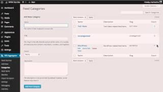WP RSS Aggregator - Categories Add-on Overview