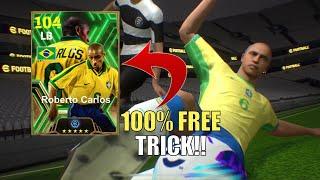 Trick To Get 104 Rated Free Roberto Carlos | eFootball 2024 Mobile | Epic Roberto Carlos Trick