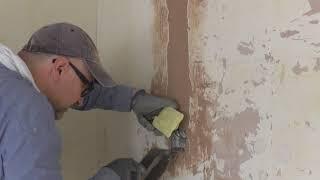 How To Fill In Electrical Chases, Cracked And Damaged Plaster - Part 1