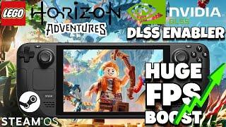 Lego Horizon Adventures Steam Deck DLSS Enabler Mod FSR 3 FG #steamdeck #legohorizonadventures #fsr3