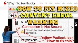 How to Fix Mixed Content Error on my WordPress site? [EASY FIX]️