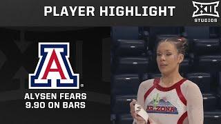 Alysen Fears' 9.9 on Bars | BYU vs. Arizona | 2025 Big 12 Gymnastics Highlights