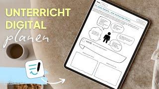 Digitaler Unterrichtsplaner - Unterricht digital auf dem Tablet planen ‍