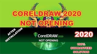 CORELDRAW 2020 IS NOT OPENING AFTER THE INSTALLATION   PROBLEM FIXED   SOLUTION