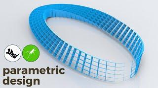 Parametric Geometry Design in Grasshopper & Rhino | Parametric Spiral