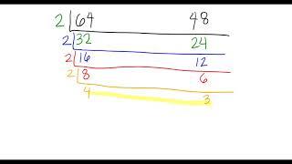 Greatest Common Factor Using the Ladder Method