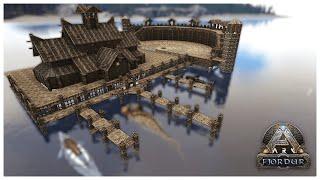 ARK: Building a Viking Ocean Trading Port - ep 2 (Speed Build)