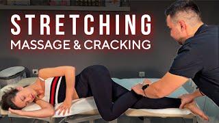 Amazing ASMR Therapy to Steffi - ASMR Massage & Cracking & Stretching for Relax