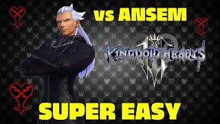 HOW TO BEAT DATA ANSEM EASY!!! KINGDOM HEARTS 3 DLC BATTLE GUIDE AND STRATEGIES