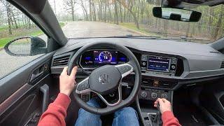 2023 Volkswagen Jetta Sport 6MT - Rainy POV Test Drive (Binaural Audio)