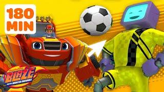 Robot Sports Blaze Monster Machine! w/ AJ | Science Games for Kids | Blaze and the Monster Machines