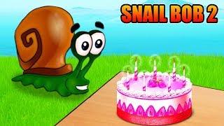  HE IS BACK AGAIN! (going to a birthday party!) || Snail Bob 2