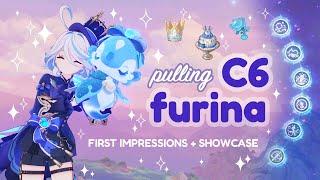 pulling C6 furina ⋆˚౨ৎ ₊⊹ cozy genshin impact gameplay + voiceover