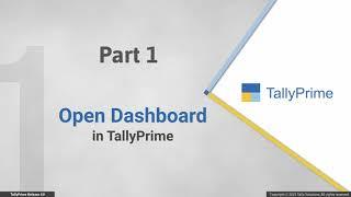 How to Access Dashboard in TallyPrime (Beta) || Tally Prime 4.0 || New version