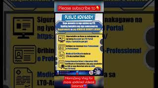 Requirements sa pag-RENEW NG DRIVER'S LICENSE #lto #requirements #renewal Subscribe MamiZang Vlog