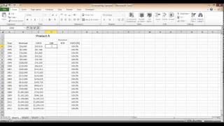 Gross Margin Calculation in Excel