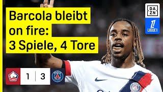 Barcola weiter überragend! PSG mit perfektem Saisonstart: Lille - PSG | Ligue 1 | DAZN Highlights