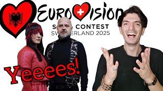 Reacting to Shkodra Elektronike and "Zjerm" | Albania Eurovision 2025