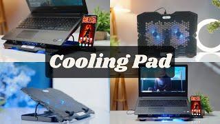 Techie 2 Fan Laptop Cooling Pad with Mobile Stand Unboxing and Overview