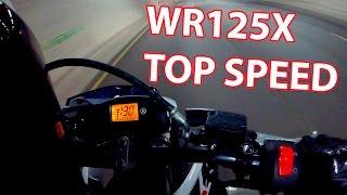 Yamaha WR125X Top Speed Test! 130km/h