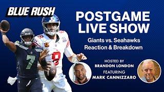 Giants vs. Seahawks Postgame Live Show | Blue Rush